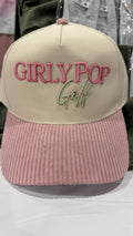 The Girly Pop Cap - Corduroy
