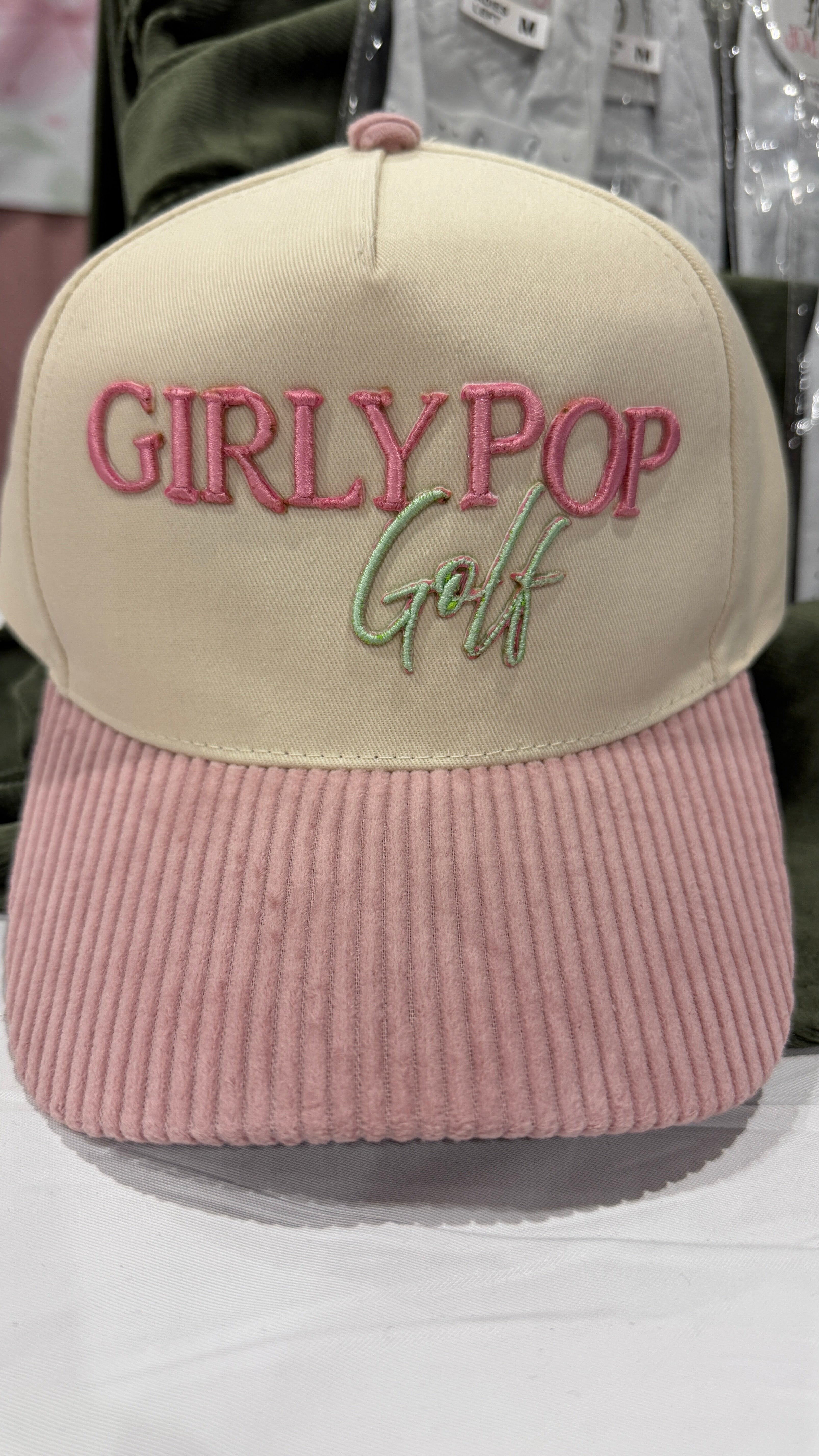 The Girly Pop Cap - Corduroy