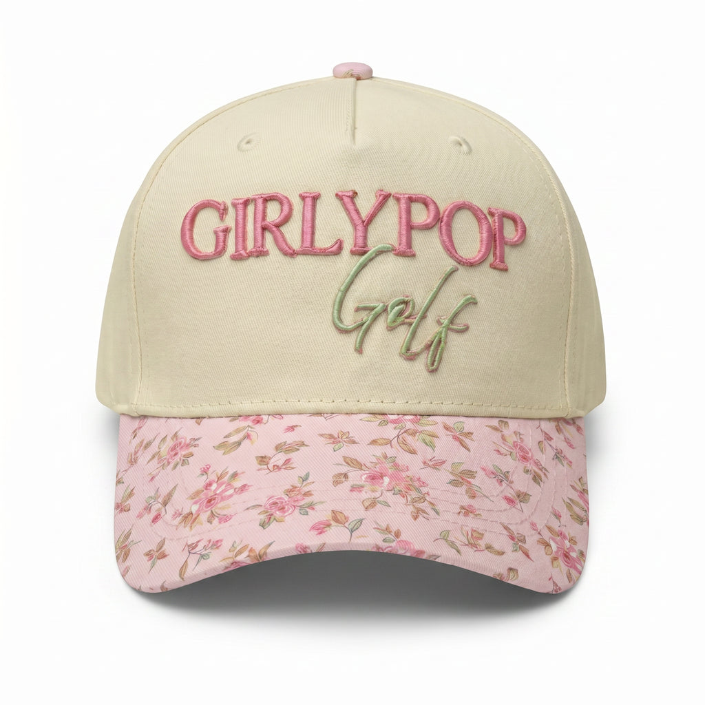 The Girly Pop Cap - Floral