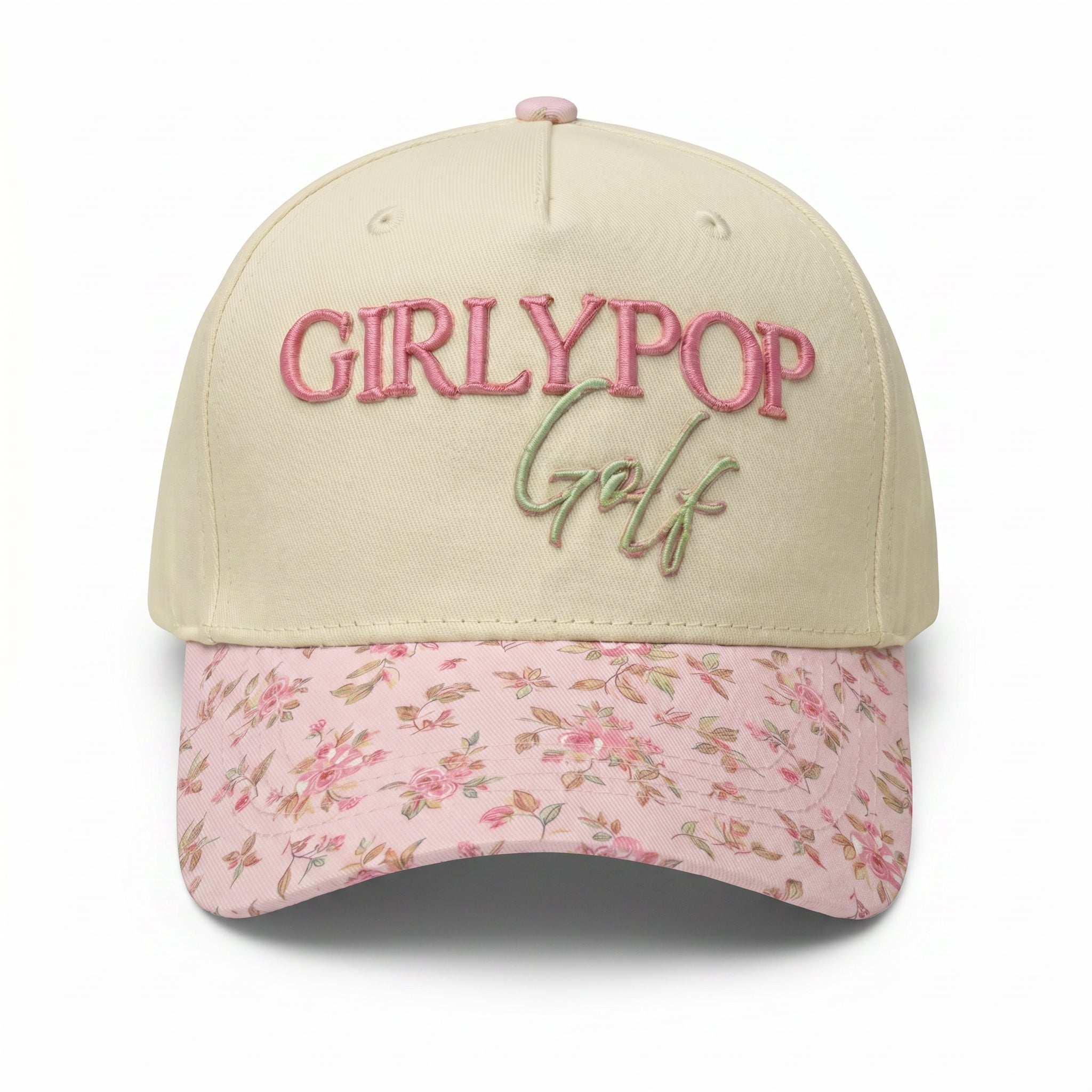 The Girly Pop Cap - Floral