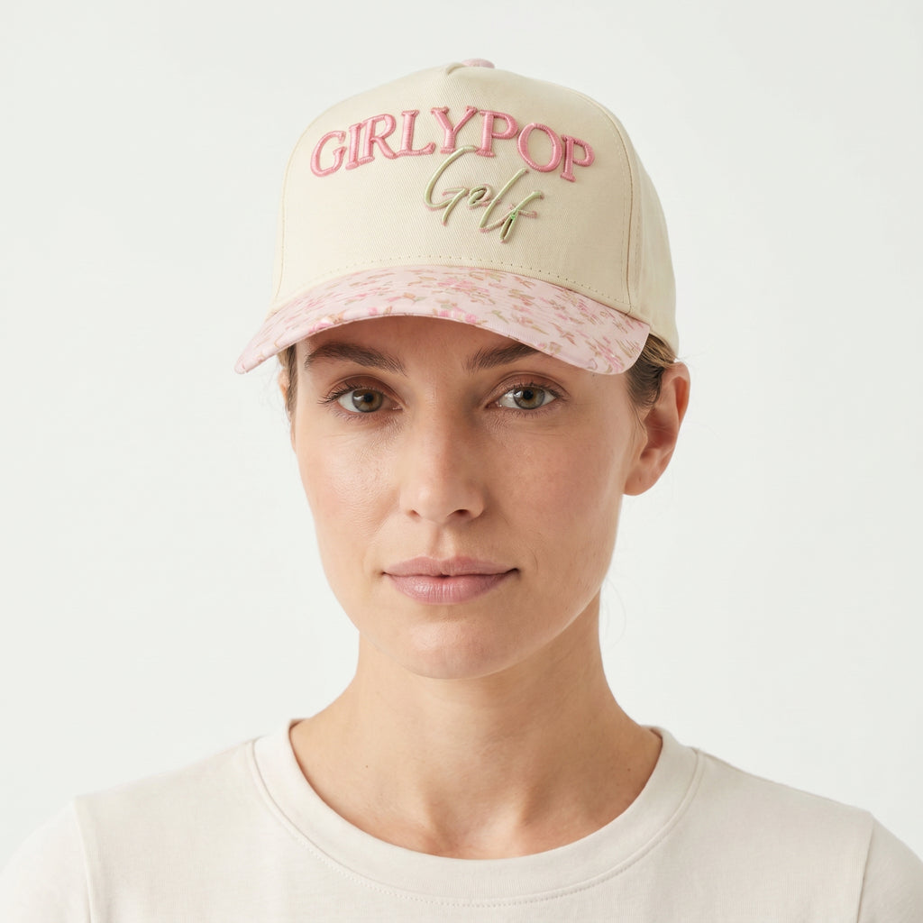 The Girly Pop Cap - Floral